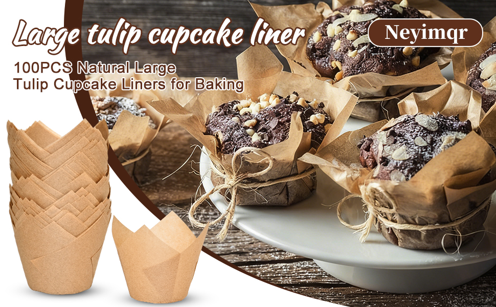 Extra Large Tulip Cupcake Liners