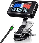 JOYO Rechargeable Guitar Tuner Clip On, ±1 Cent, Chromatic Tuning JT-480 | Accurate and Fast, 360...