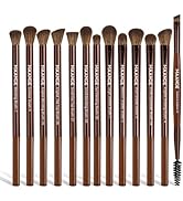MAANGE 13 Pcs Makeup Brushes with Bag, Multi-functional Eye Makeup Brush Set Professional Blendin...