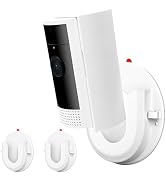 2 Pack Adhesive Wall Mount Bracket for Ring Indoor Cam,Strong VHB Stick On,No Drilling Camera Mou...
