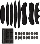 27Pcs Black Helmet Padding Foam Kit for Bicycle Helmet Replacement Pads Helmet Foam Pads Set for ...
