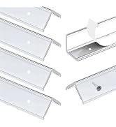 INCERWAY 4PCS 40cm Acrylic Transparent Wall Corner Guard with Screws No-Drill Stickers,Child Proo...