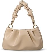 Cloud Pouch Bag Women Shoulder Handbag Soft Vegan Leather Vintage Hobo Chain Cross body Bag