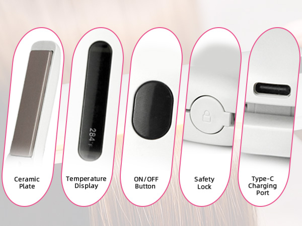 cordless hair straightener and curler