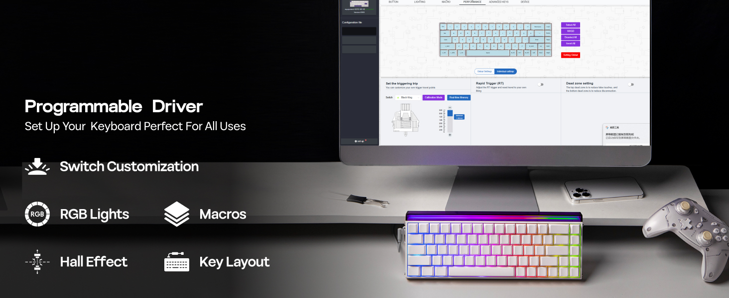 Wired Magnetic Gaming Keyboard