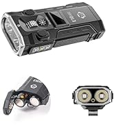 RovyVon E10 Max EDC Flashlight with Digital OLED Display Roller Wheel Design,1600 Lumens Main Lig...