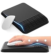 MEKASS Ergonomic Mouse Pad with Wrist Support, Wrist Rest Mousepad for Carpal Tunnel Pain Relief,...