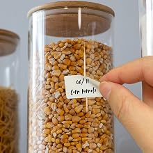 sticky labels to write on freezer labels to write on kitchen labels for containers reusable labels