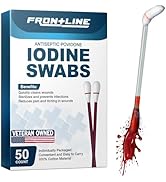 Povidone Iodine Swabs, Antiseptic Swabsticks, Iodine Solution, Nasal Cleansing Cotton Swab, Indiv...