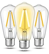 Sphoon Dimmable ST58 E26 LED Bulb 4W Equal 60 Watt, AC120V Vintage Led Edison Bulb for Ceiling Fa...