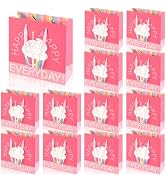 SPVLOAI 12 Pack Small Thank You Gift Bags Party Favor Gift Bags Bulk with Handle for Birthday, We...
