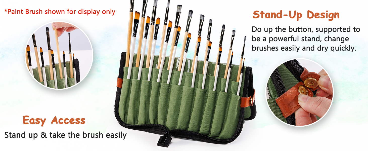 Paint Brush Holder & Organizer