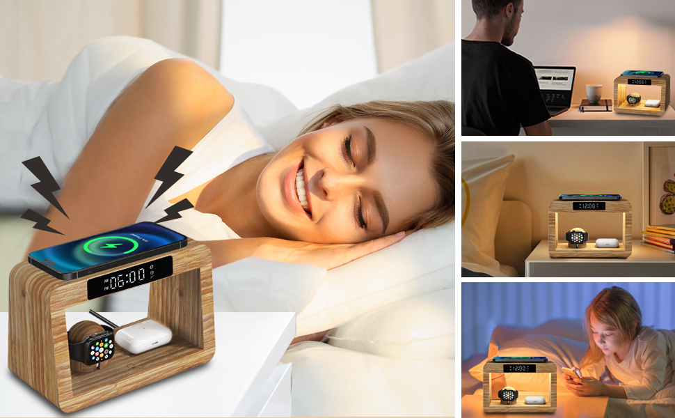 bamboo charging station