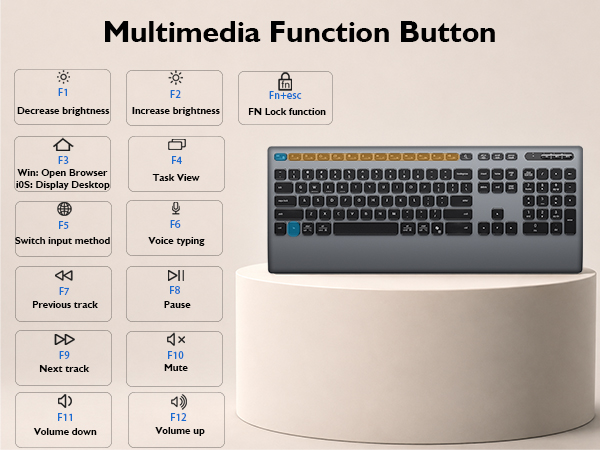 wireless Bluetooth keyboard