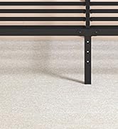 Maenizi 14 Inch Metal Bed Frame Queen Size No Box Spring Needed, Heavy Duty Platform Support Up t...