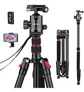Tripod for Camera, Victiv 81 inch Professional Camera Tripod Monopod, Tall DSLR Tripod Heavy Duty...