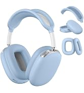 Maxjoy AirPods Max Case - Soft Silicone Ear Cups & Headband Cover, Anti-Scratch Protective Cover ...