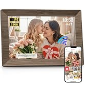 Frameo 10.1" Digital Picture Frame, Smart WiFi Digital Photo Frame with 1280x800 HD IPS Touch Scr...