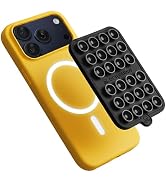 OCTOBUDDY Magnet - Dual Magnetic & Suction Phone Mount - Magnetic-Compatible Silicone Mobile Hold...