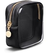 Wandering Nature Clear Makeup Bag for Purse Mini Make up Bag Cute Cosmetic Pouch for Women with S...