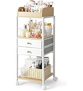 Makeup Organizer, Floor Skincare Organizers Make Up Organizers and Storage with Drawers, Vanity O...