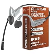 Puro Sound Labs PuroFlex-Pro Open-Ear Bone Conduction Headphones with Bluetooth 5.3 Wireless, Bui...