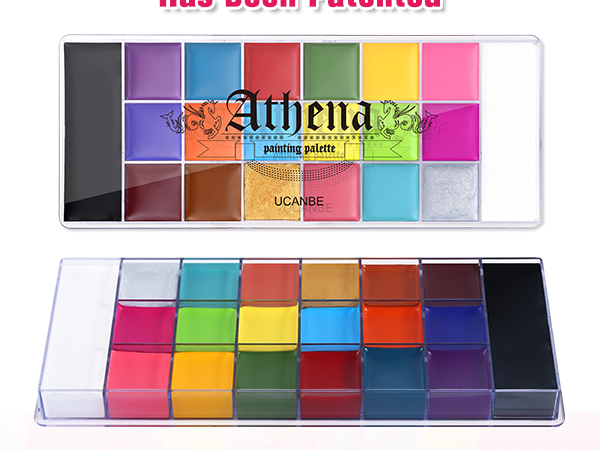 face painting palette