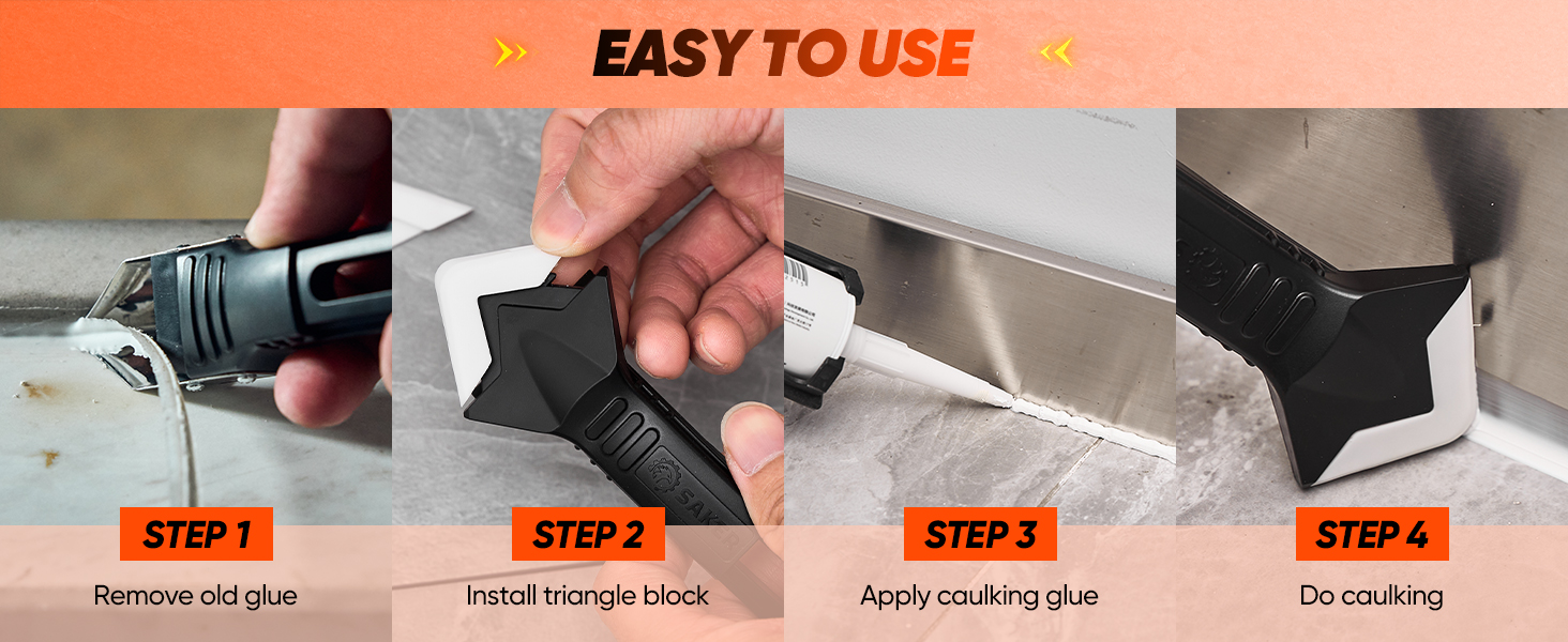 How to Use the Saker Caulking Tool
