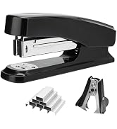 M&G Stapler, Desktop Stapler with 100 Staples and Remover, 25 Sheet Capacity, Two Binding Modes, ...
