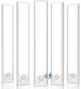 VerRon 5-Pack Under Cabinet Lighting, Upgraded 2200mAh Rechargeable Under Cabinet Lights Wireless...