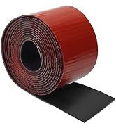 Adhesive Rubber Strips Neoprene Rubber Sheet, Solid Rubber Sheets Rolls for Pads, Crafts, DIY Gas...
