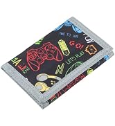 Lamiza RFID Kids Wallet for Boys, Gamer Boys Wallet for Kids w/Coin Pocket, Video Game Toddler Wa...