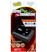 ReptiKing Reptile Dimming Thermostat, Heat Lamp Temperature Controller, Reptile Terrarium PID Dig...