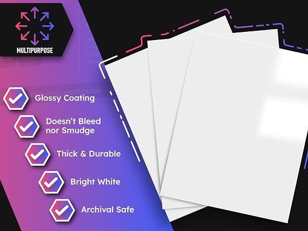 glossy paper digital coated high quality photos flyers posters high gloss thick