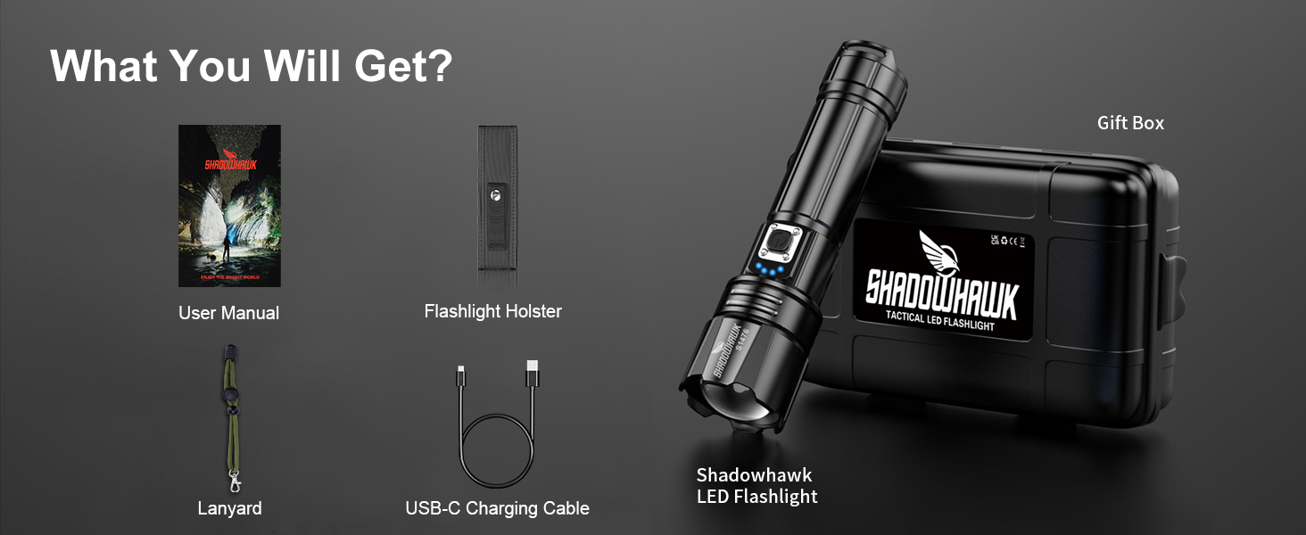 flashlights high lumens rechargeable