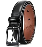 CHAOREN Mens Belts Leather Gift for Men - Ideal Match for Mens Dress Shoes