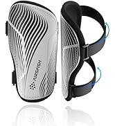 Shin Guards Soccer Kids Youth, CE Certified AirsFish Shin Guard Protection Gear for 2-18 Years Ol...