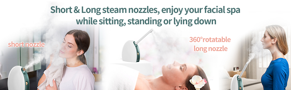 use steam to cleanse skin and hydrate at the same time home spa