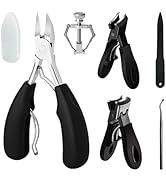 Bioudell 6Pcs Ingrown Toenail Removal Kit, Pedicure Tools for Feet with Fingernail & Toenail Clip...