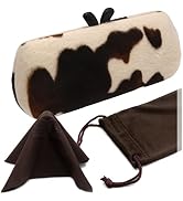 Women Hard Glasses case - Cute Small Sunglasses Case with Handel - Chic Eyeglass Case Holder with...