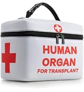 WOEMOZAP Funny Human Organ for Transplant Insulated Lunch Box-Portable Reusable Medical Nurse Lun...