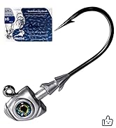 Swimbait Jig Head Weedless Fish Eye Hook Bait Lure Bass Rig Saltwater Paddle Tail Worm Trout Catfish