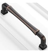 BEROSSA 10 Pack 5 Inch Oil Rubbed Bronze Cabinet Pulls Brushed Bronze Cabinet Handles Bronze Draw...