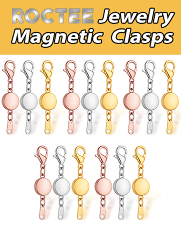 magnetic necklace clips