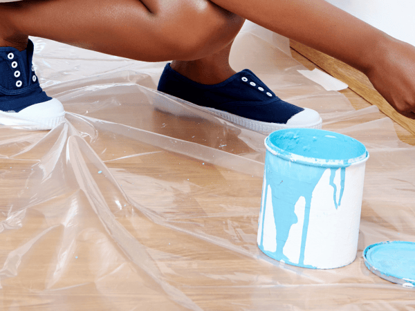 plastic drop cloth
