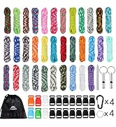 MONOBIN Paracord Combo Kits - 550 Type III Parachute Cord - Bracelet Crafting Kits, Survival Rope...