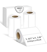 ORGSTA 3Rolls Thermal Labels for T003 Label Maker, 1.96'' x 1.18"(50X 30mm) Thermal Sticker Label...