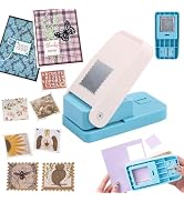 BAOFALI Stamp Puncher 1.5x1.5inch Large Square Postage Stamp Punch |Stamp Hole Puncher| Scalloped...