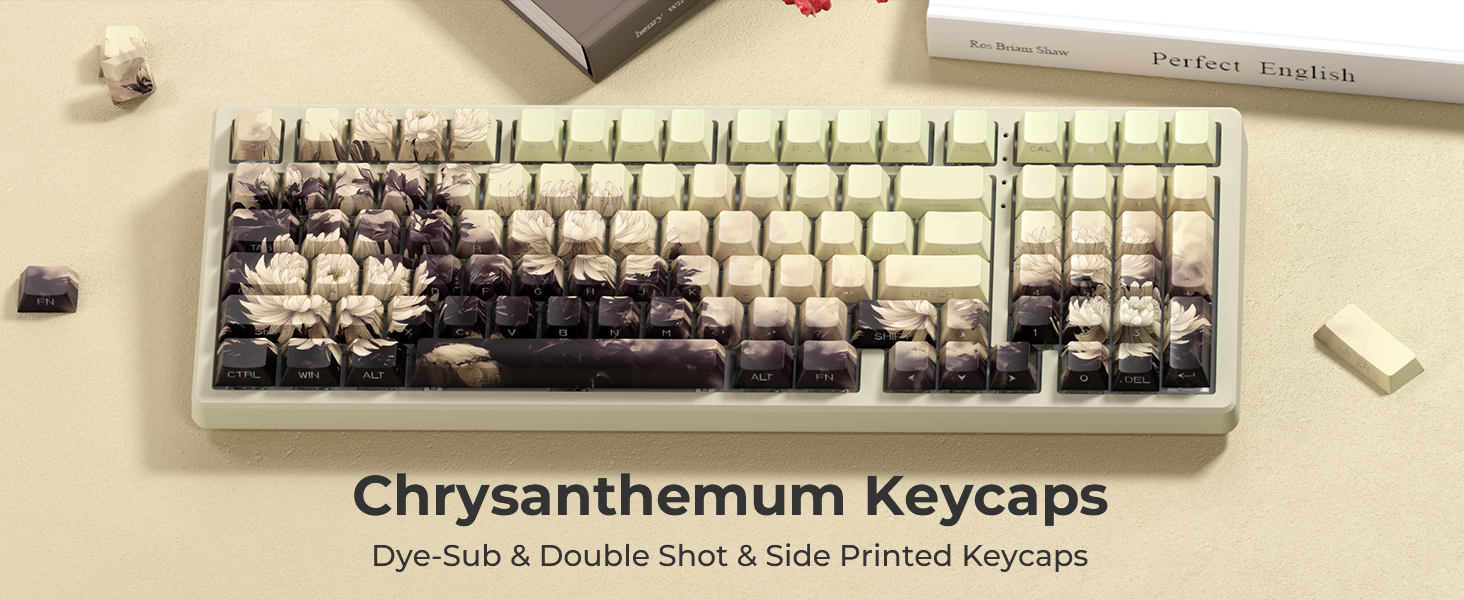 Chrysanthemum keycaps
