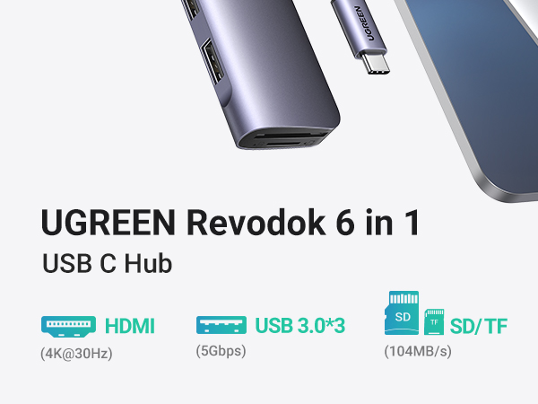 USB C HUB usb c to hdmi usb c adapter usbc hub Christmas gift Multiport Dongle